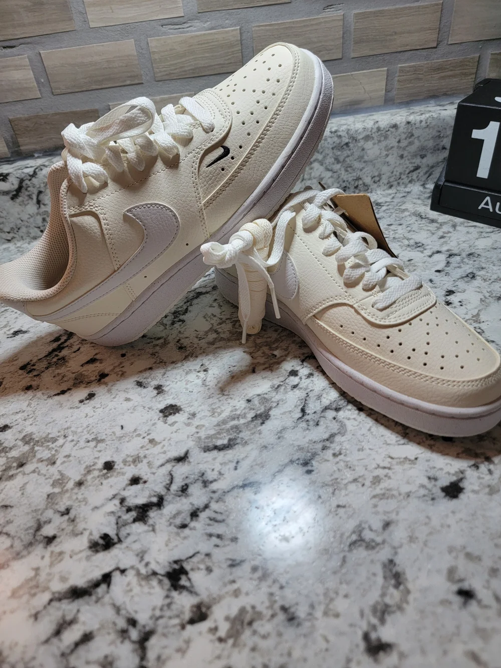 Nike Court Vision Low Kid's Sneakers (Size 7.5)